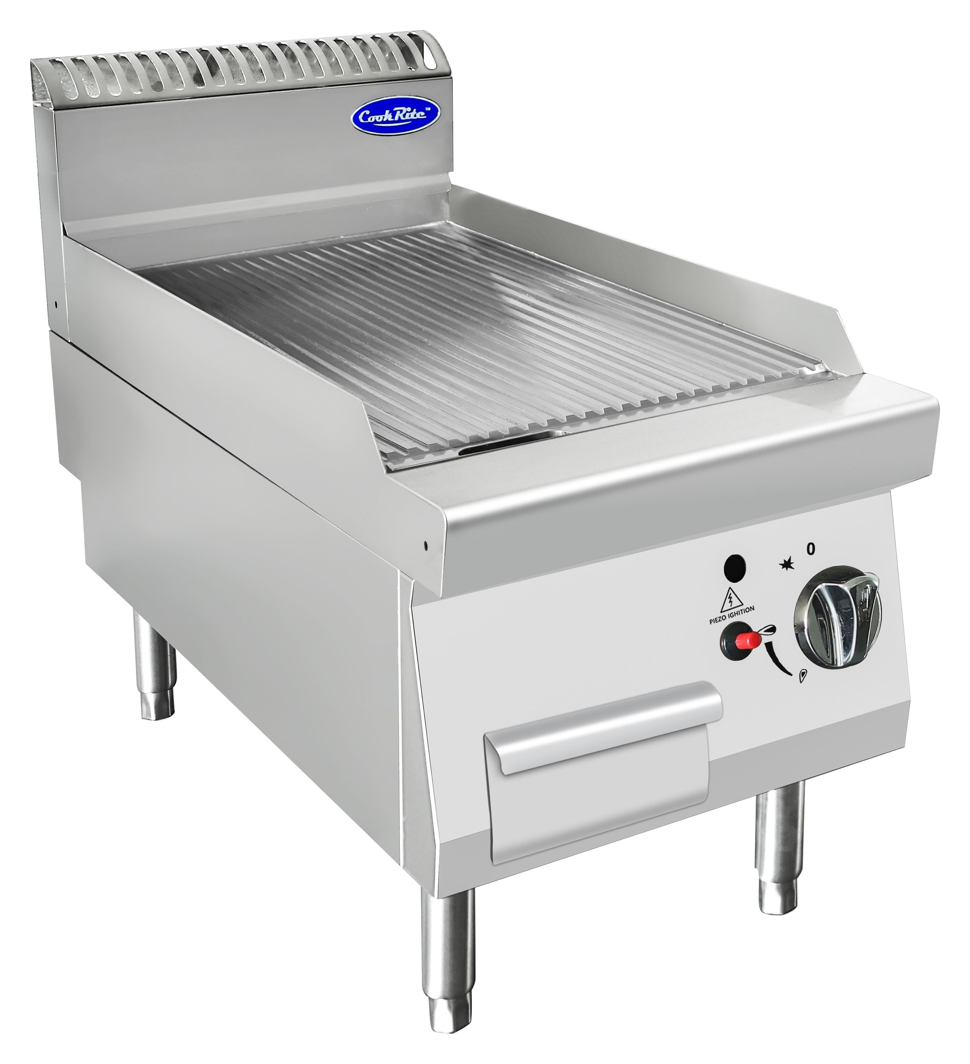 Gas Griddle – 400mm Countertop, Grooved (700 Series)