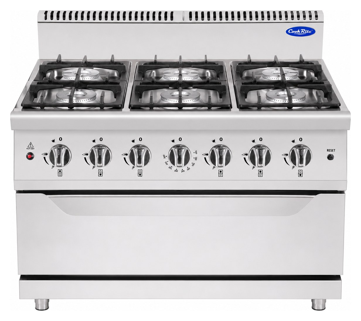 Gas Stove – 6-Burner + Oven, Floor (700 Series) — AT7G6BO-2
