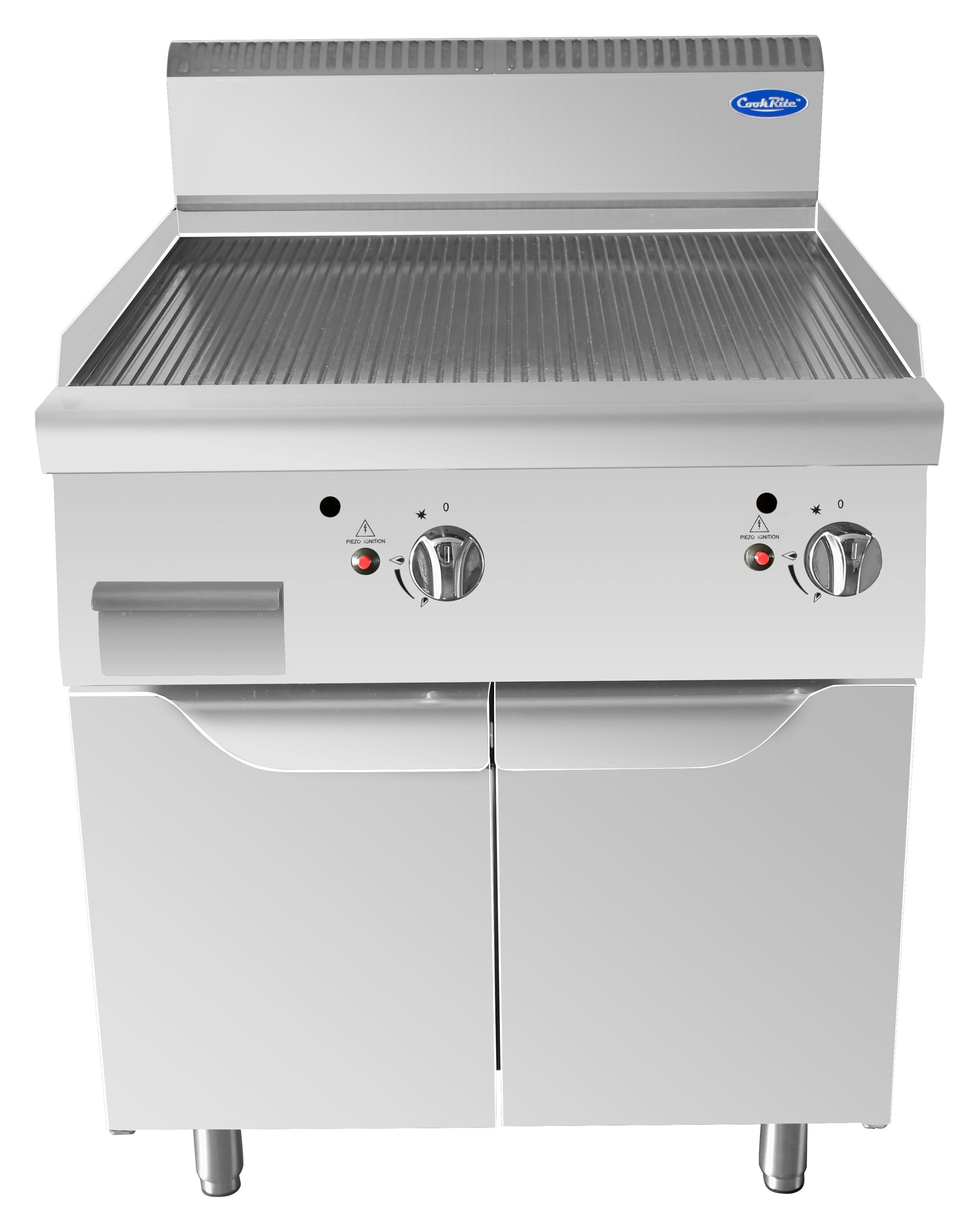 Gas Griddle – 800mm Floor, Grooved (700 Series) — AT7G8G-F-B
