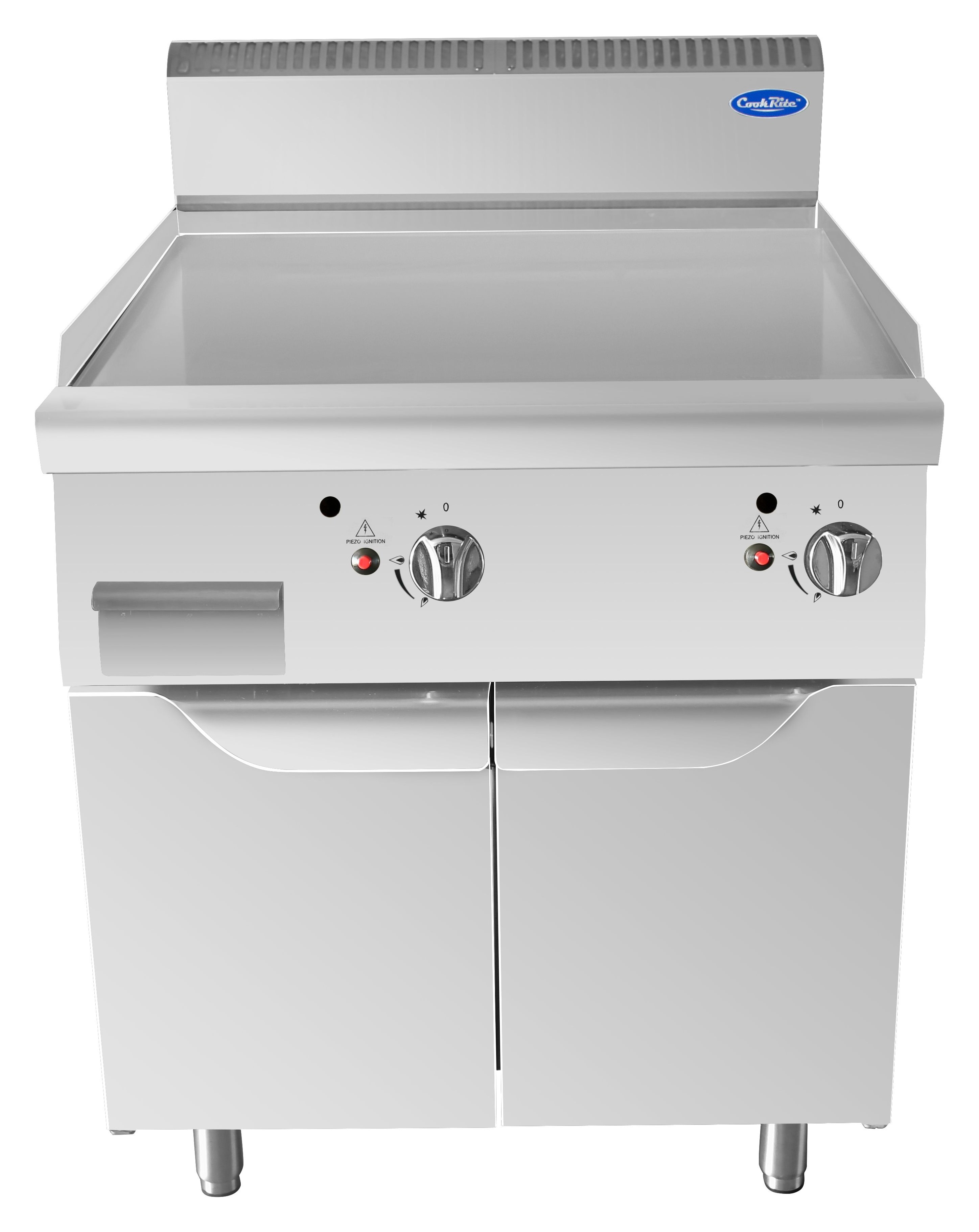 Gas Griddle – 800mm Floor, ⅓ Grooved Right (700 Series) — AT7G8G-F-F
