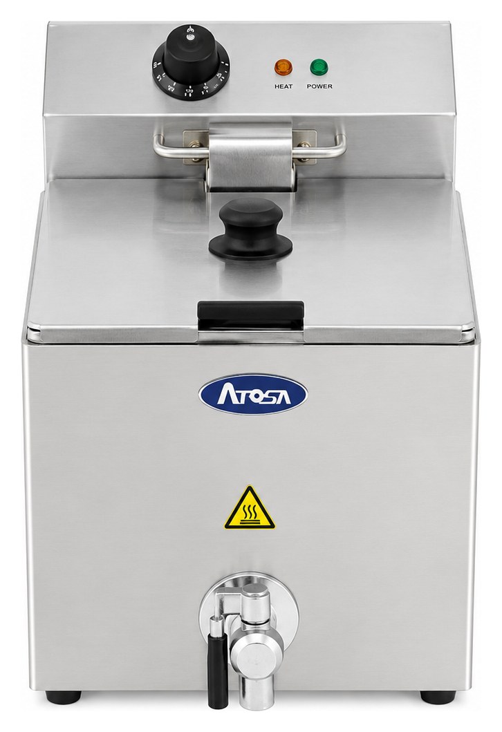 Electric Fryer – 270 × 480mm Countertop — ATEF-8L