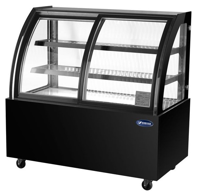 Cake Showcase – 900mm Curved (Single Arc)