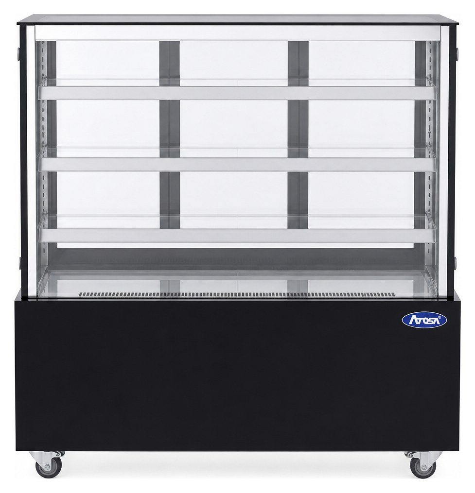 Display Cabinet – 900mm Right-angle, 3 Tier Shelves — WDG096HF