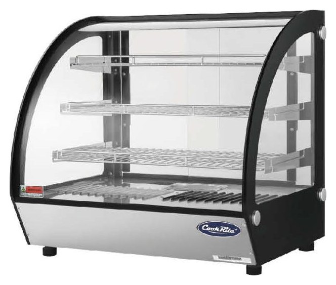 Hot Display Case – 700mm Curved, Countertop — WHY125L